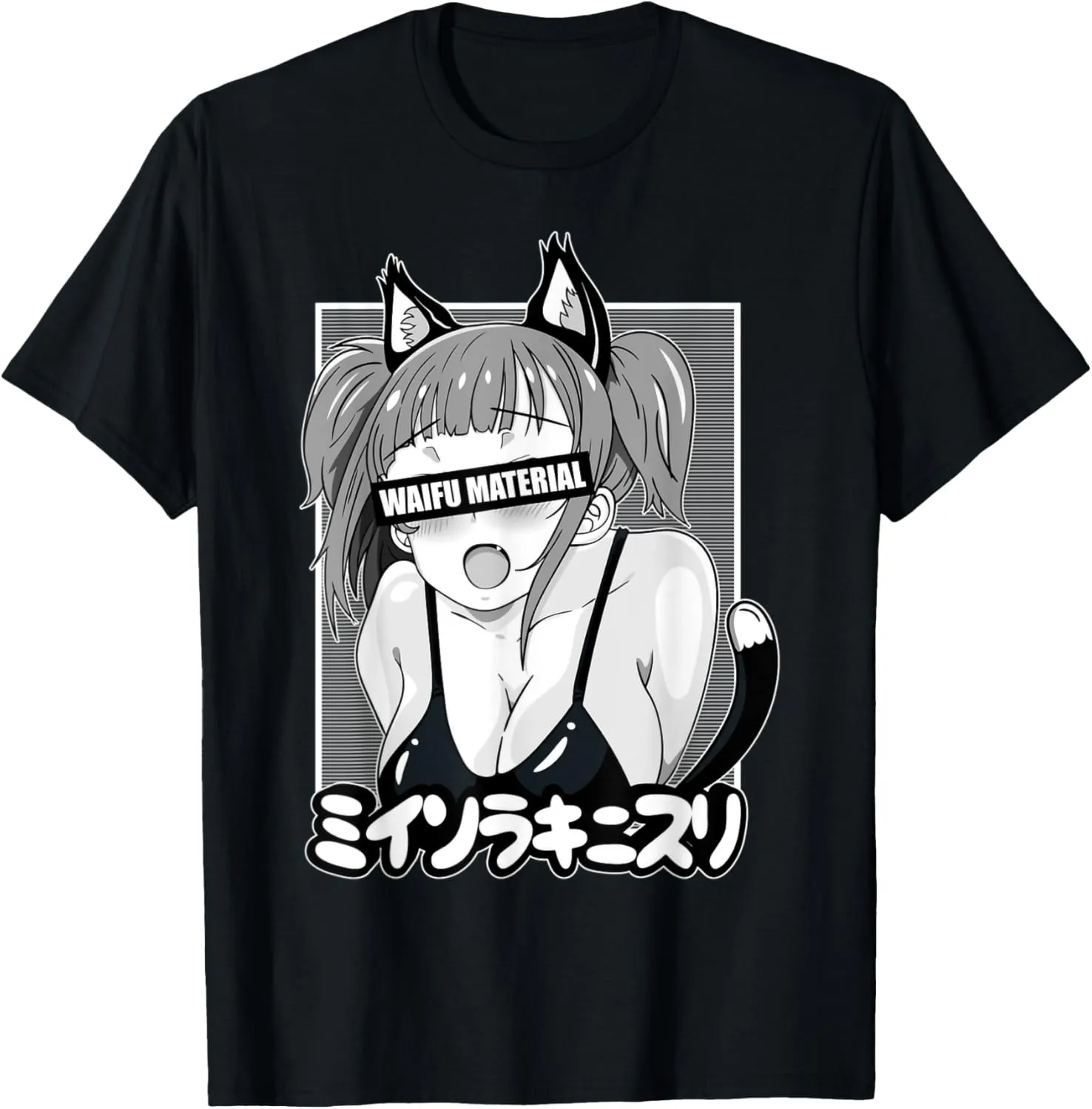 Anime Waifu Hentai Anime Lover Anime Girl Japanese Aesthetic T-Shirt