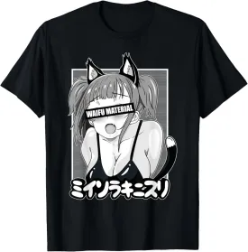 Anime Waifu Hentai Anime Lover Anime Girl Japanese Aesthetic T-Shirt