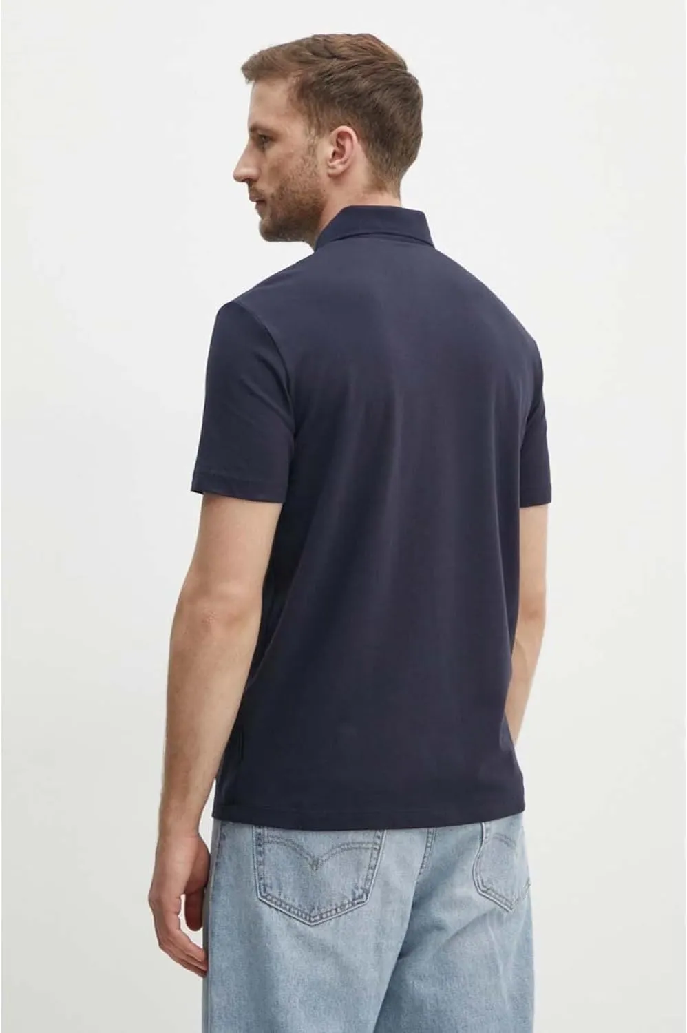 Armani Exchange Men's Limited Milano Edition Regular Fit Patch Logo Polo