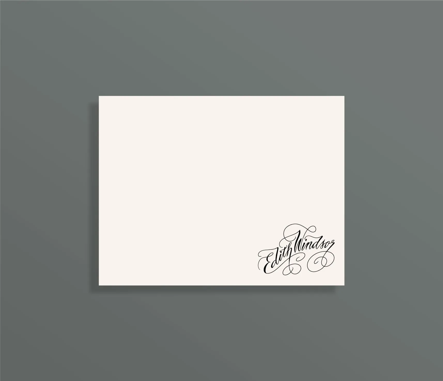Ascender Custom Letterpress Stationery