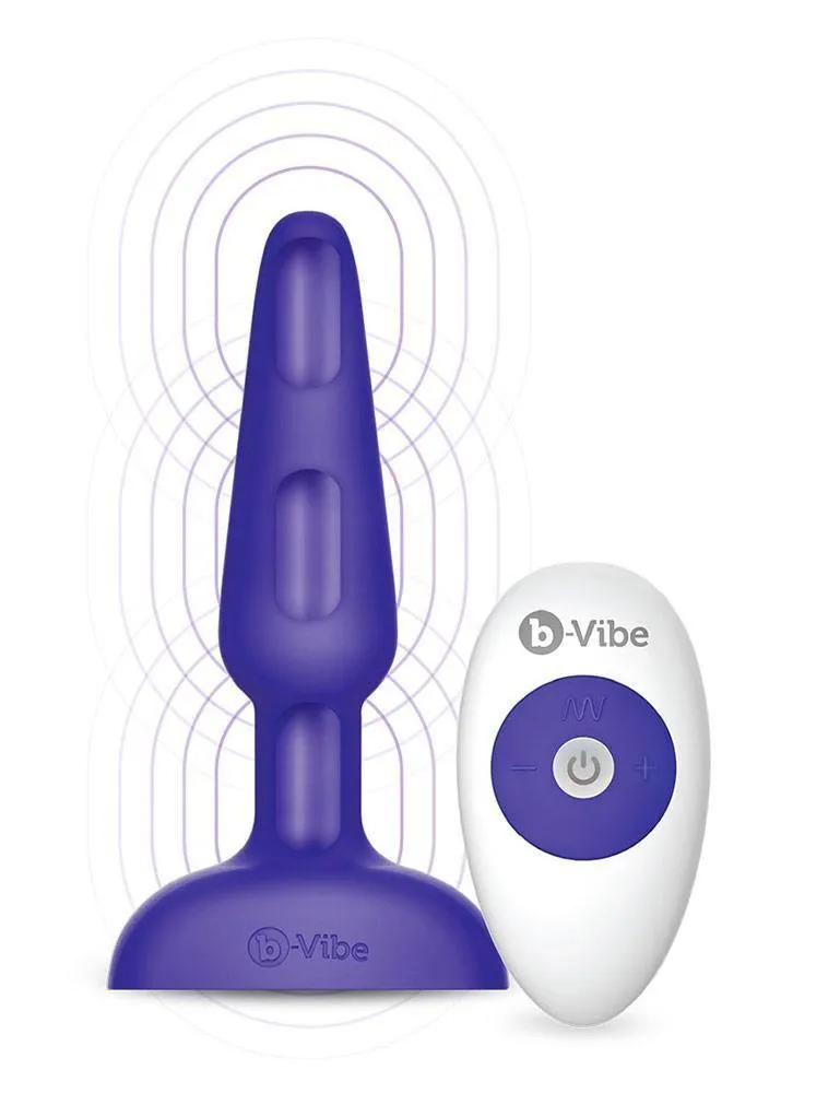 b-Vibe Trio Butt Plug, Purple