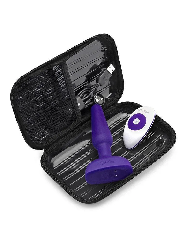 b-Vibe Trio Butt Plug, Purple