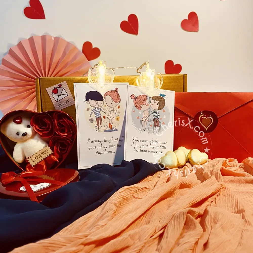 Box Of Hearts - Valentine Gift/Valentine Day Gift for Girlfriend/boy Friend/Valentines Day Gift