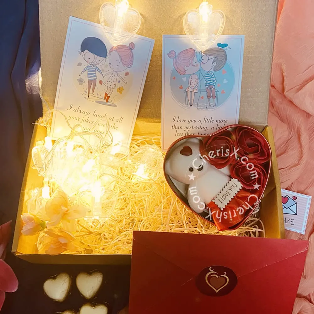 Box Of Hearts - Valentine Gift/Valentine Day Gift for Girlfriend/boy Friend/Valentines Day Gift