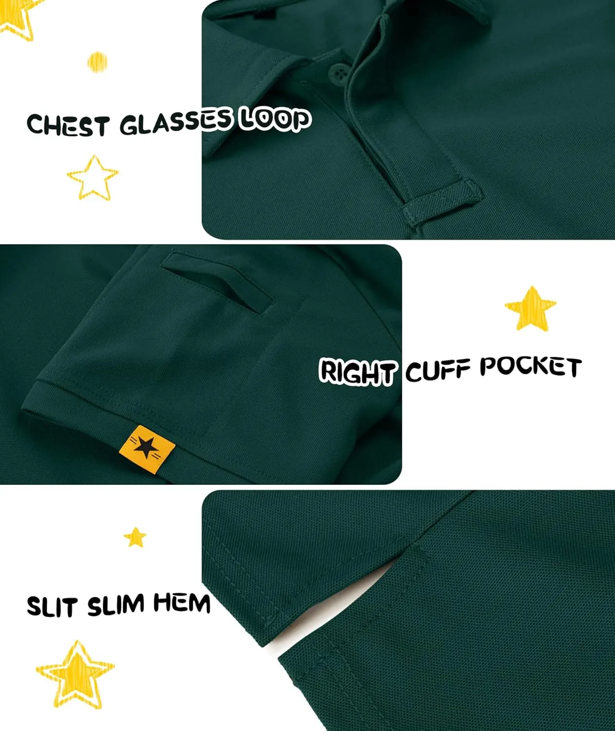 Boys Short Sleeve Pique Polo Shirt Uniform Golf T-Shirts for Kids 6-16 Years