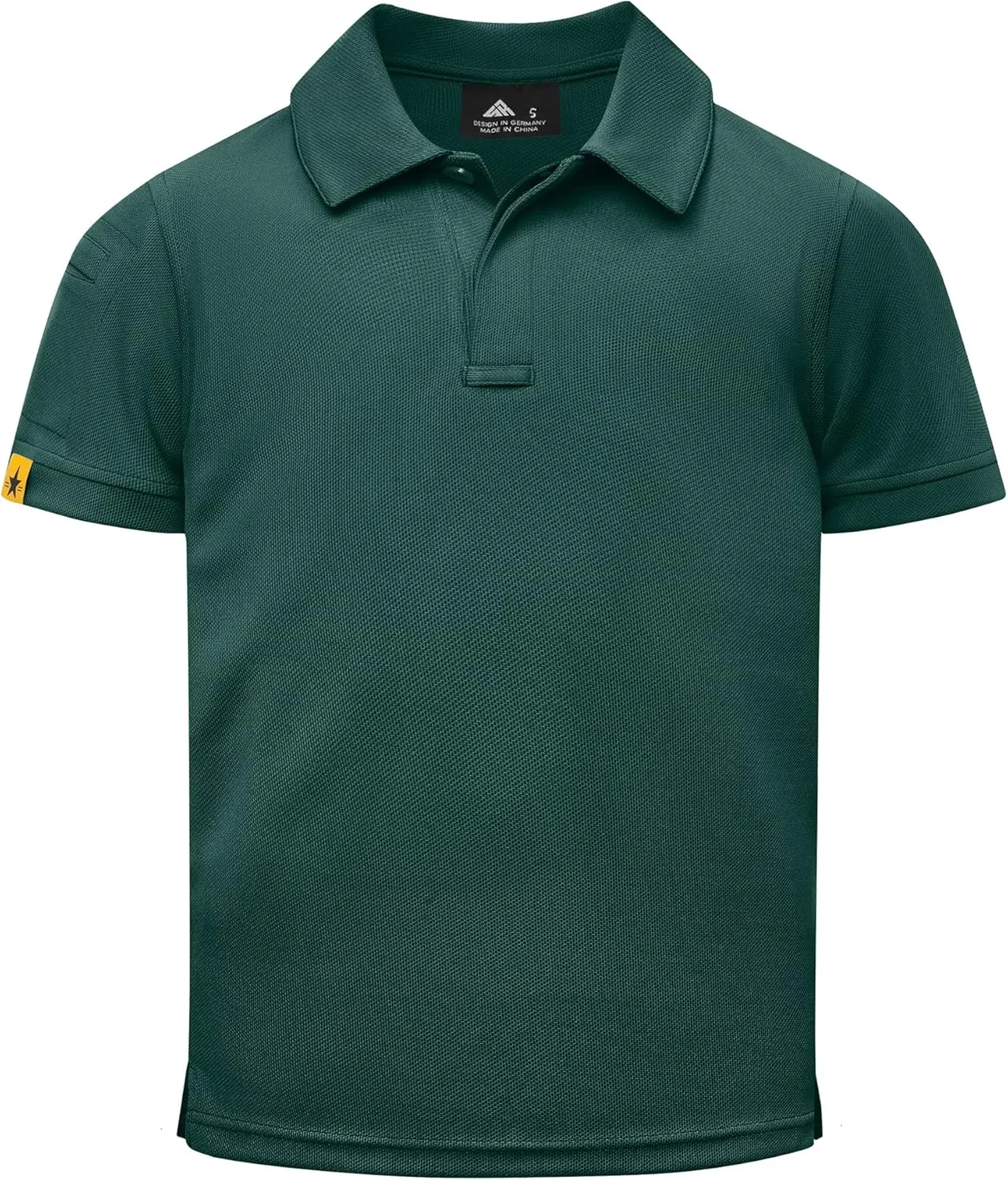 Boys Short Sleeve Pique Polo Shirt Uniform Golf T-Shirts for Kids 6-16 Years
