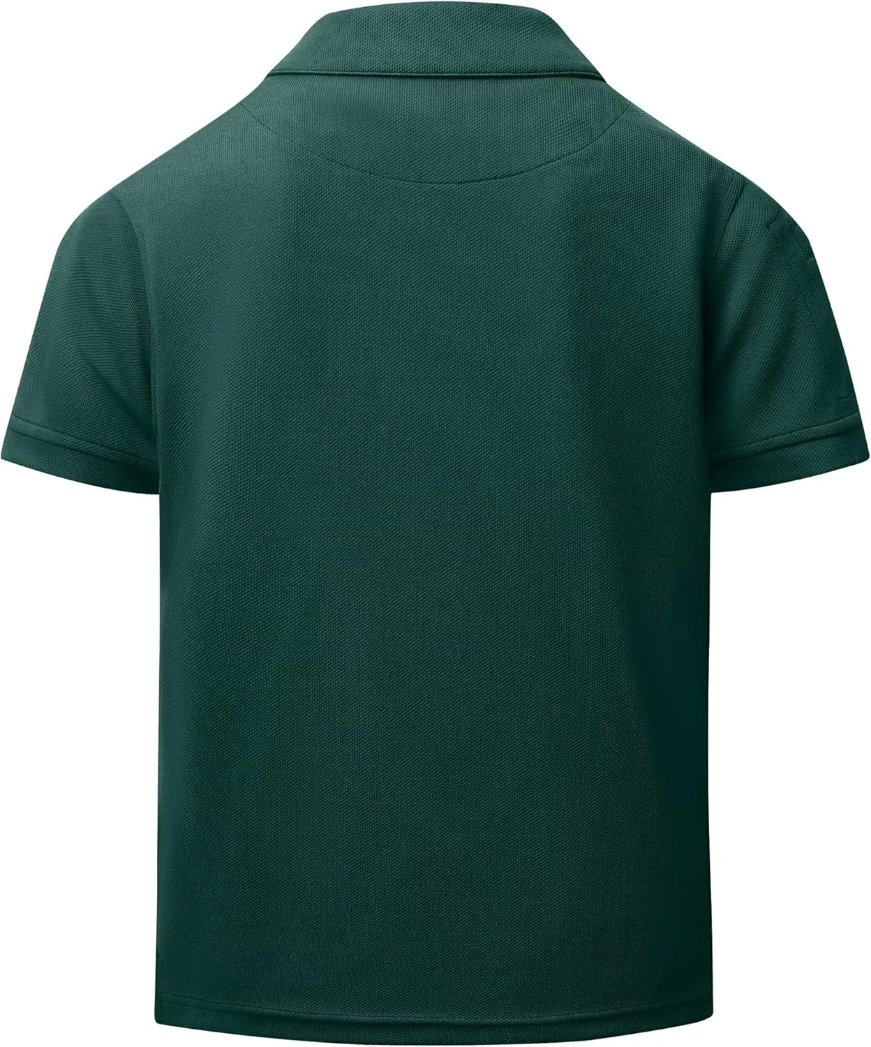 Boys Short Sleeve Pique Polo Shirt Uniform Golf T-Shirts for Kids 6-16 Years