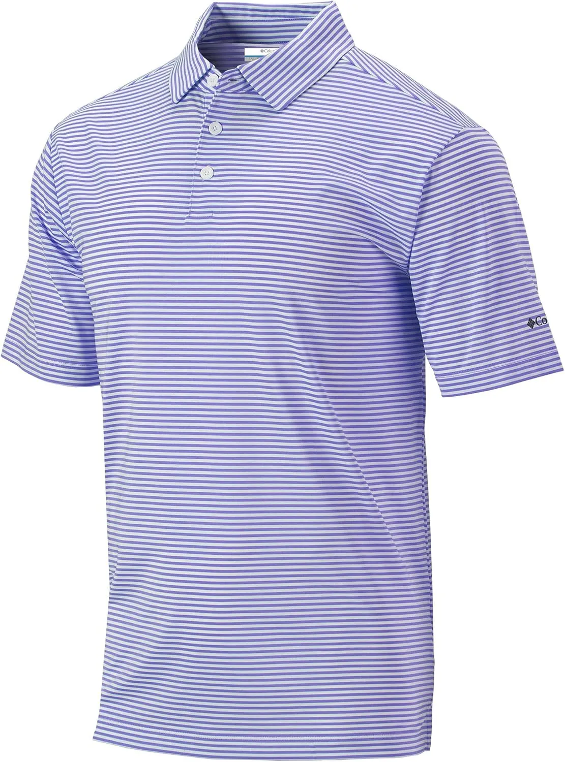 Columbia Men's Golf Club Invite Polo Omni Wick Lightweight Short Sleeve Shirt