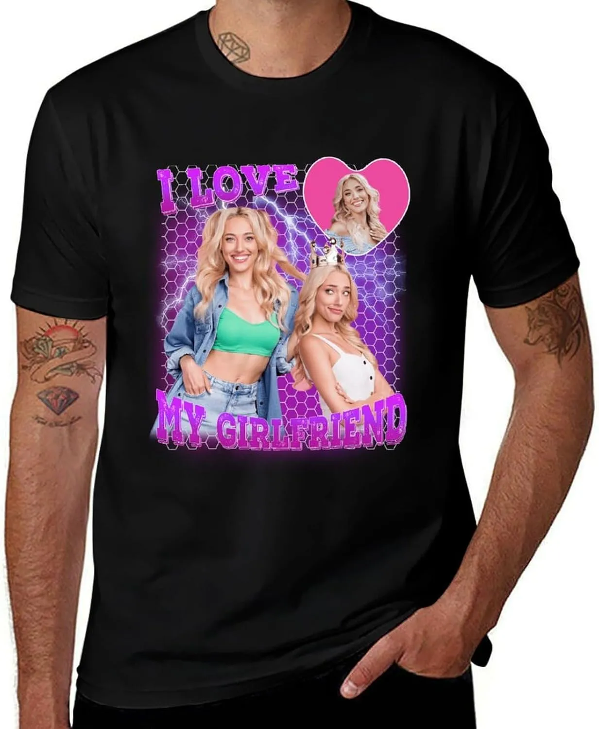 Custom Shirt for Men and Women, Personalized Picture Photo Face Text T-Shirt, Customized Tshirts Design Your Own