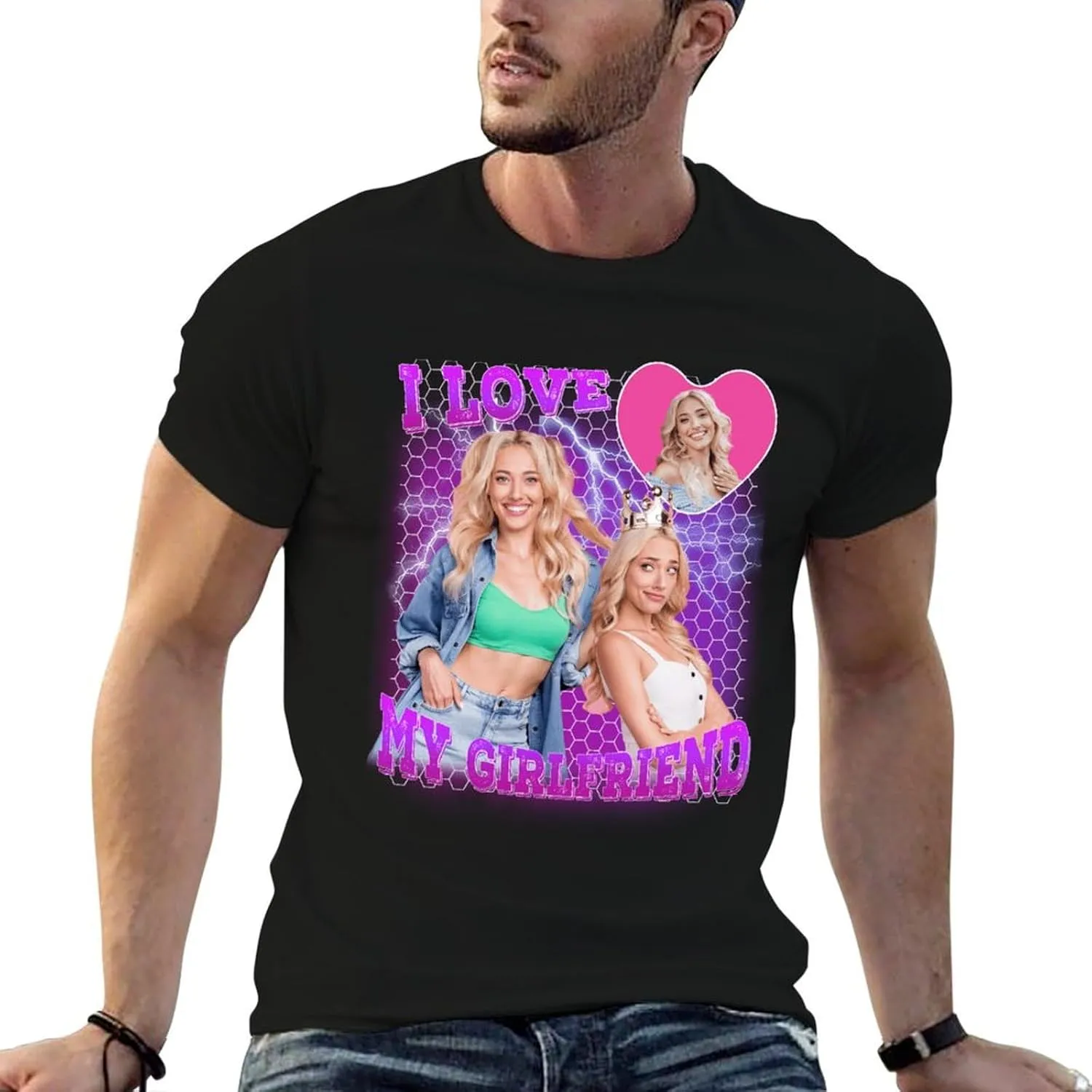 Custom Shirt for Men and Women, Personalized Picture Photo Face Text T-Shirt, Customized Tshirts Design Your Own