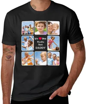 Custom Shirt for Men and Women, Personalized Picture Photo Face Text T-Shirt, Customized Tshirts Design Your Own