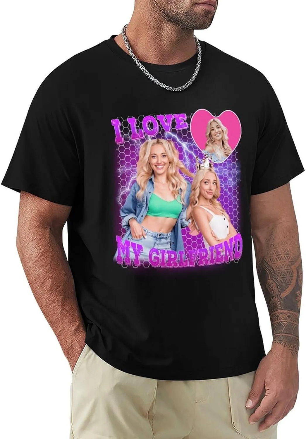 Custom Shirt for Men and Women, Personalized Picture Photo Face Text T-Shirt, Customized Tshirts Design Your Own
