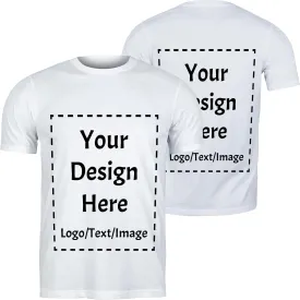 Custom T Shirts Made in USA Bulk Customized Heavy Cotton T-Shirts Design Your Own Personalized Shirts Wit Logo Text