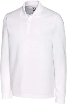 Cutter & Buck Men's Big & Tall 35 UPF, Long Sleeve Advantage Polo Shirt