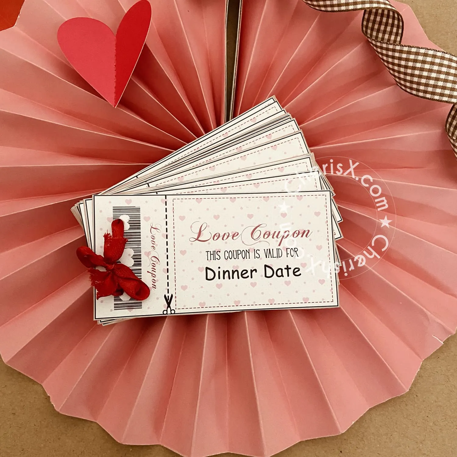 Love Coupon - Valentine Gift/Valentine Day Gift for Girlfriend/boy Friend/Valentines Day Gift