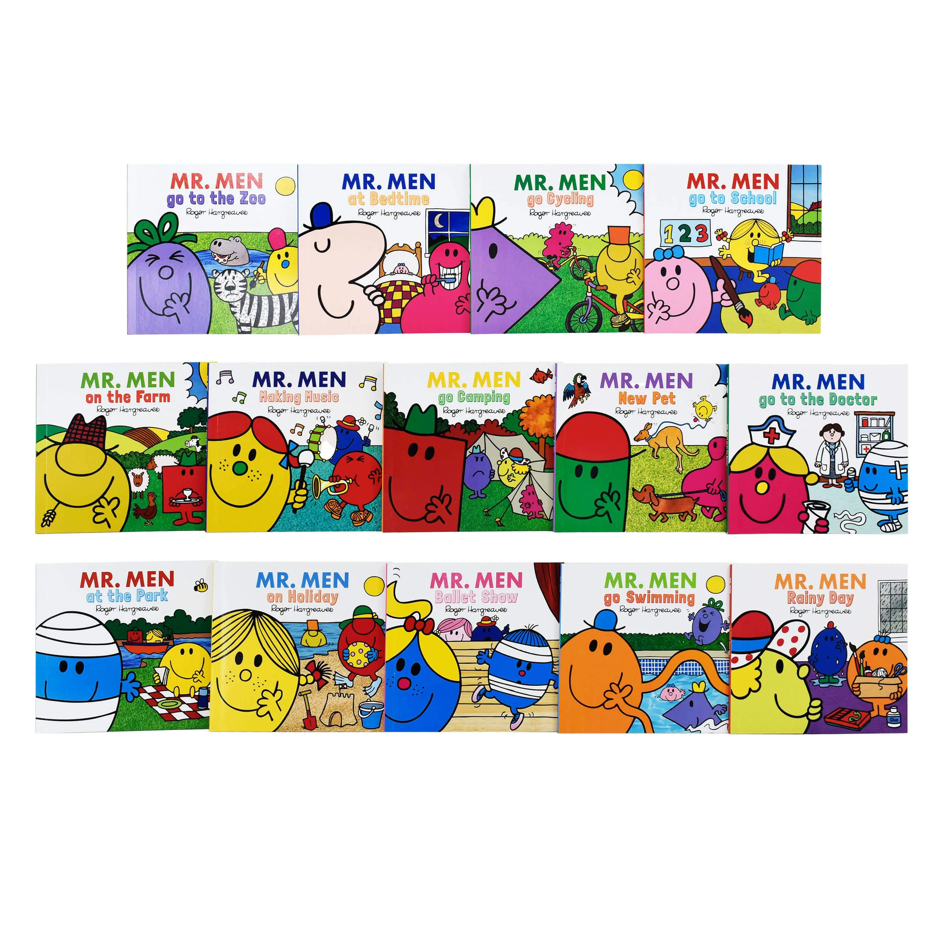 Mr Men Everyday Collection 14 Books by Roger Hargreaves - Ages 0-5 - Paperback