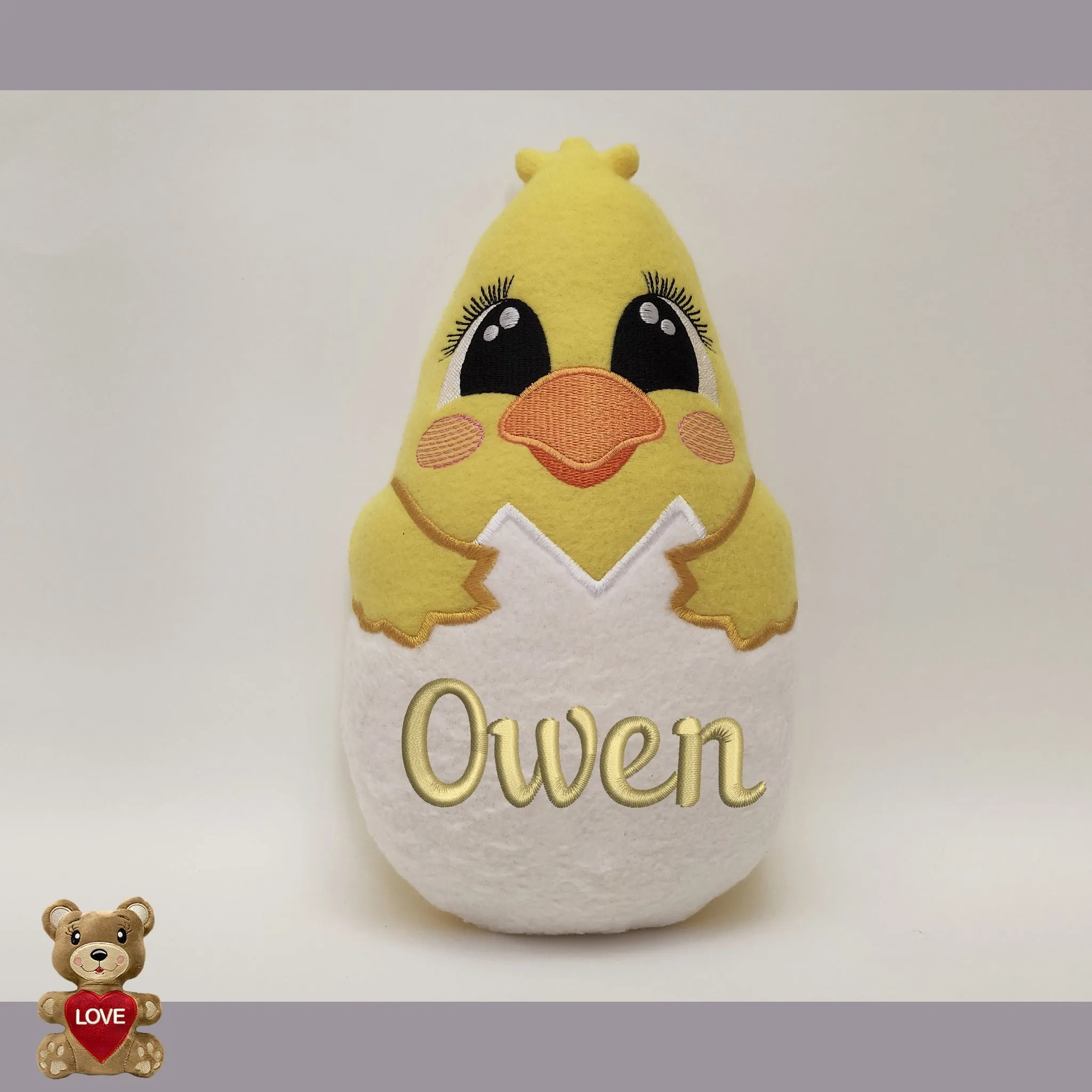 Personalised Cute Chicken Stuffed toy ,Super cute personalised soft plush toy, Custom Gifts For Children