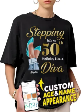 Personalized Birthday Shirts for Woman, Birthday Gifts for Her, Custom Photo Birthday Shirt, Its My Birthday Shirt Women