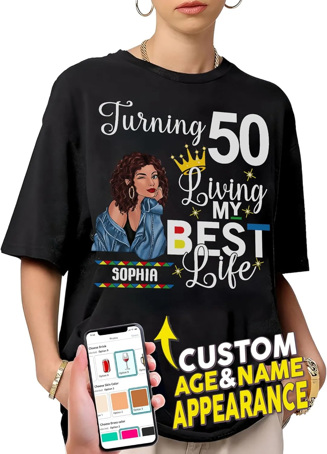 Personalized Birthday Shirts for Woman, Birthday Gifts for Her, Custom Photo Birthday Shirt, Its My Birthday Shirt Women