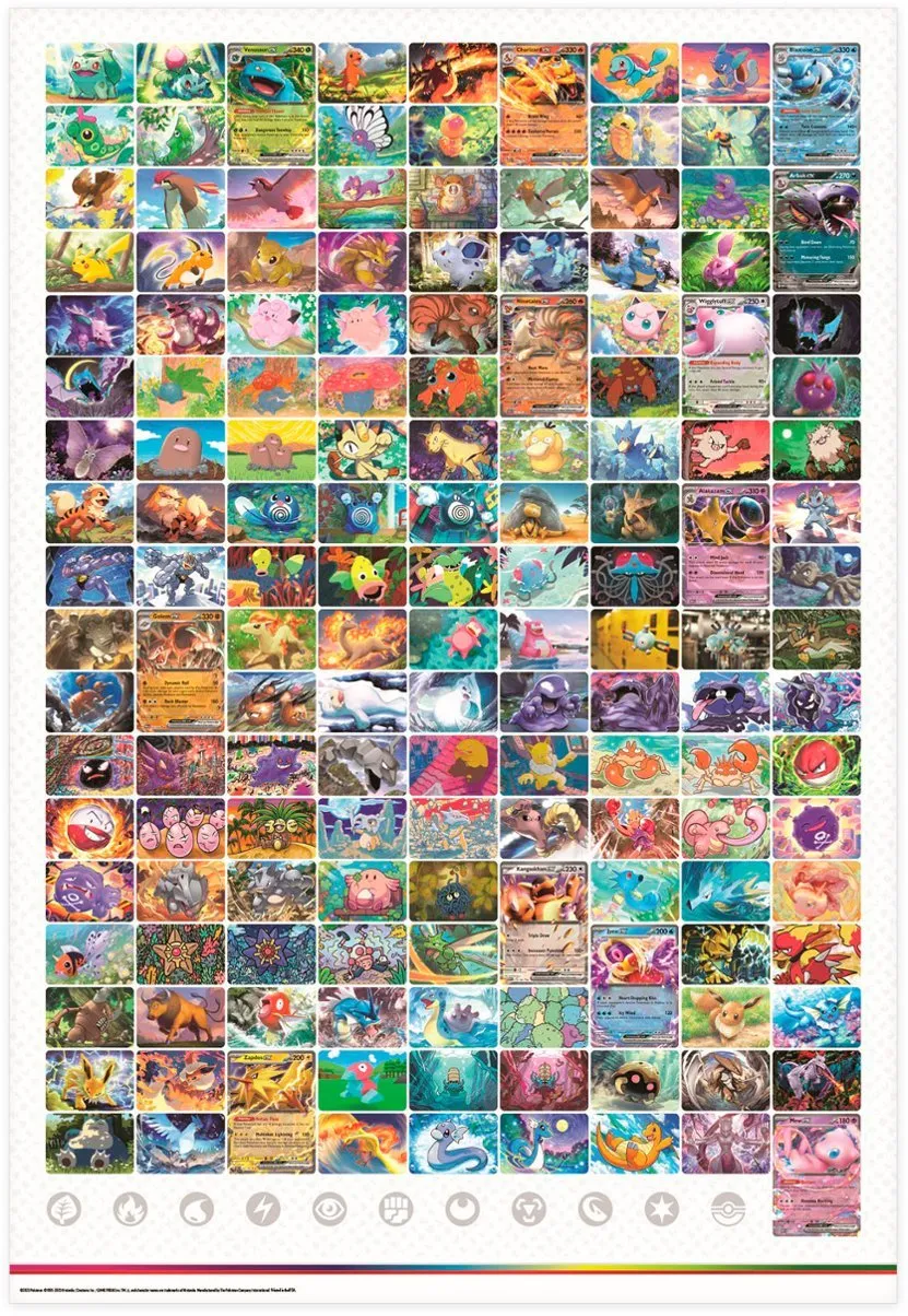 PRE-ORDER Pokemon Scarlet and Violet 151 Poster Collection