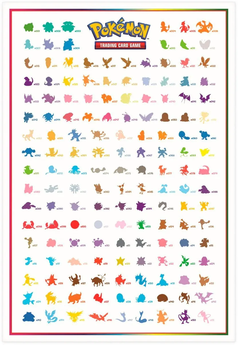 PRE-ORDER Pokemon Scarlet and Violet 151 Poster Collection