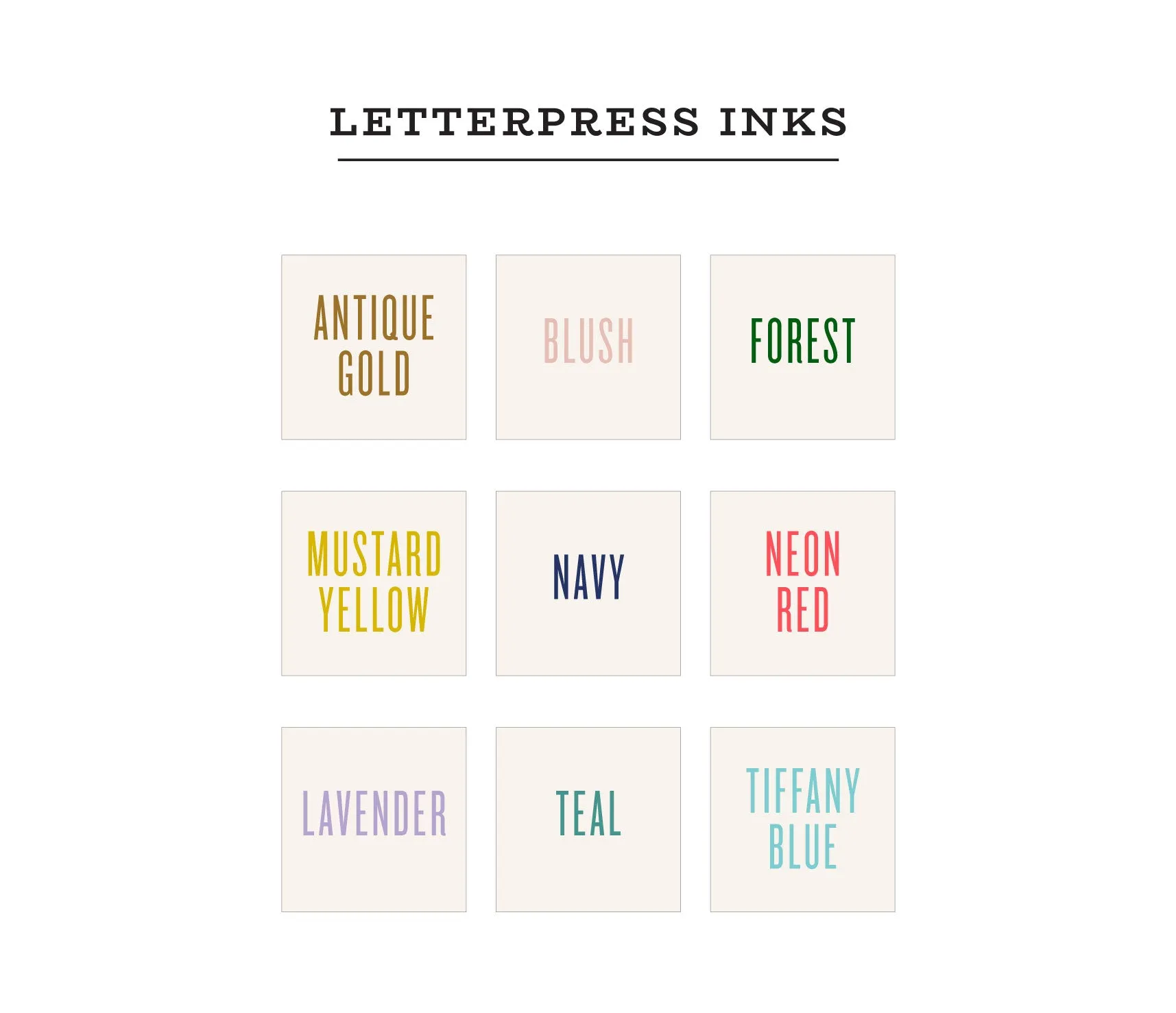 Progress Custom Letterpress Stationery