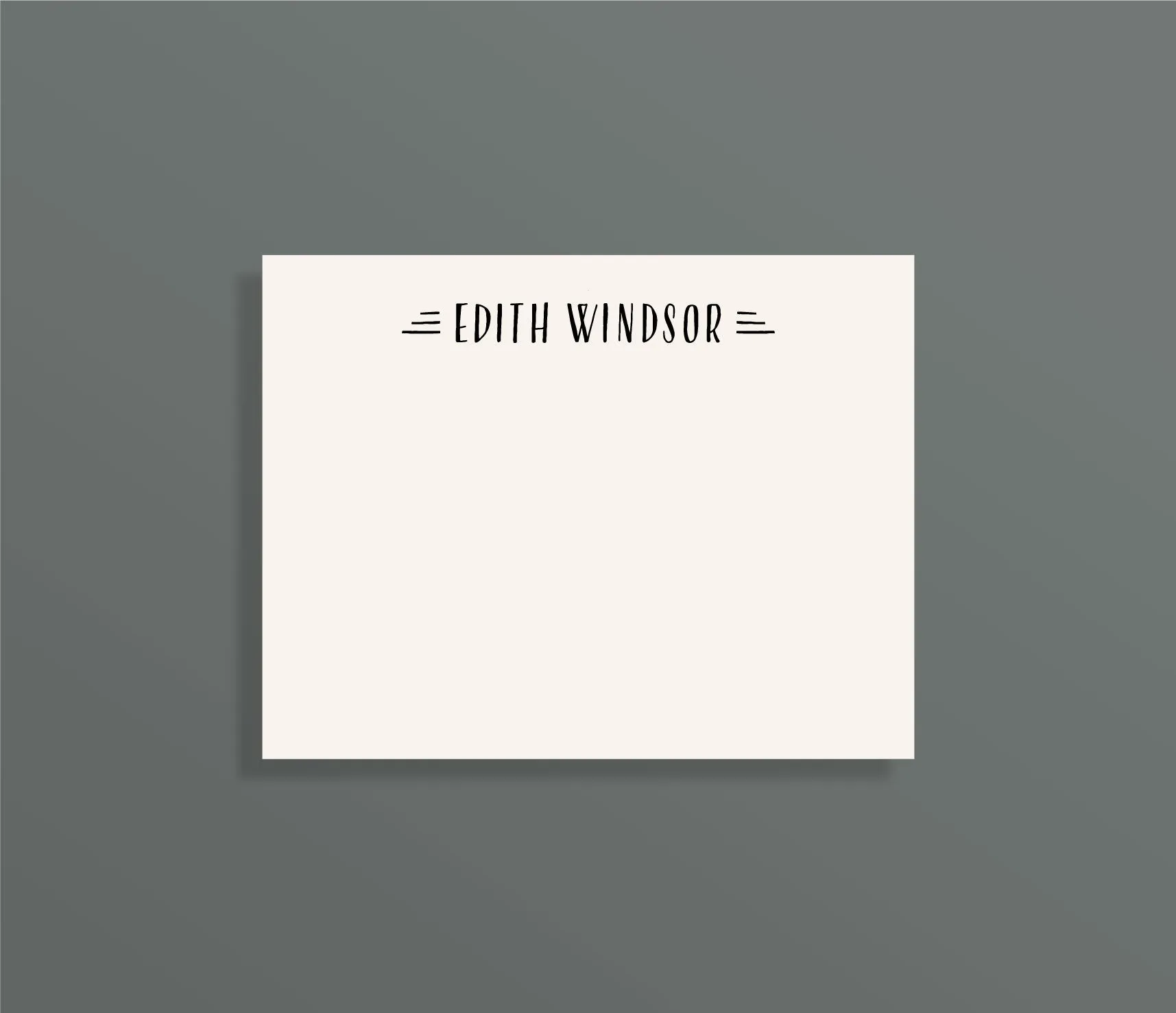 Progress Custom Letterpress Stationery