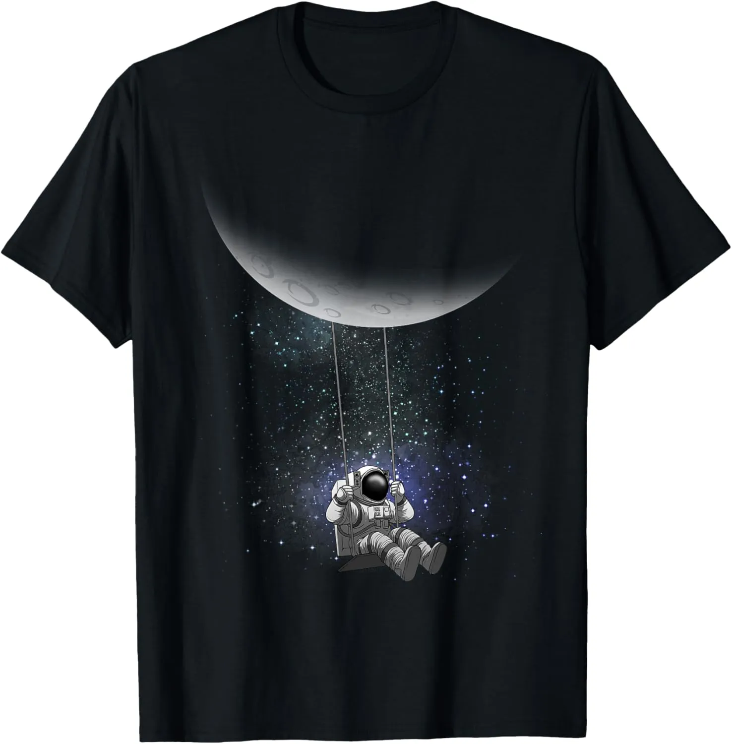 Space Themed For Men Women Outer Space Moon Galaxy Astronaut T-Shirt