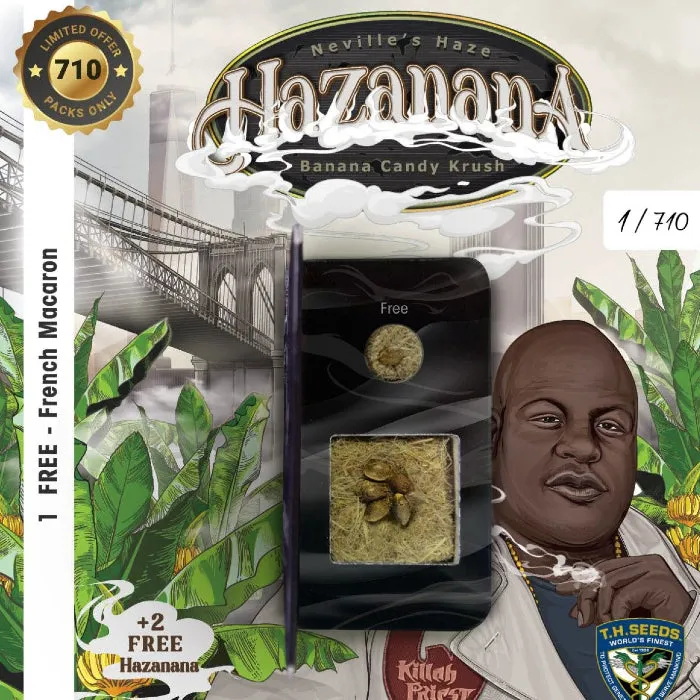 T.H. Seeds - Hazanana   2 x Free Seeds & 1 French Macaron