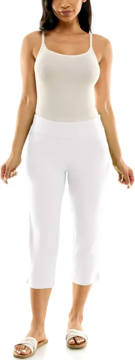 Zac & Rachel Women's Pull-on Slim Leg Crop Pant